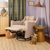 M11283PBEW,Babyletto,Kiwi Deluxe Power Glider Recliner w/Heat&Massage in Performance Beach Eco-Weave