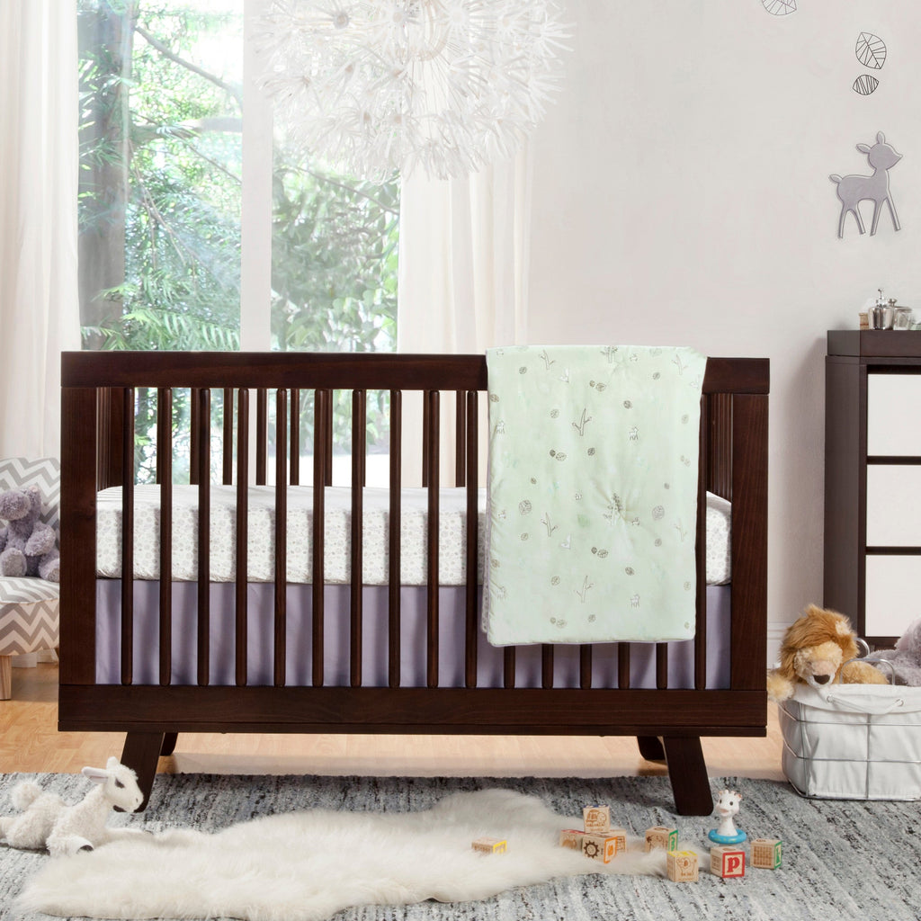 M4201Q,Hudson 3-in-1 Convertible Crib w/Toddler Bed Conversion Kit in Espresso Finish