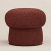 M31585RT,Babyletto Kids,Mini Mushroom Pouf in Rouge Teddy Loop