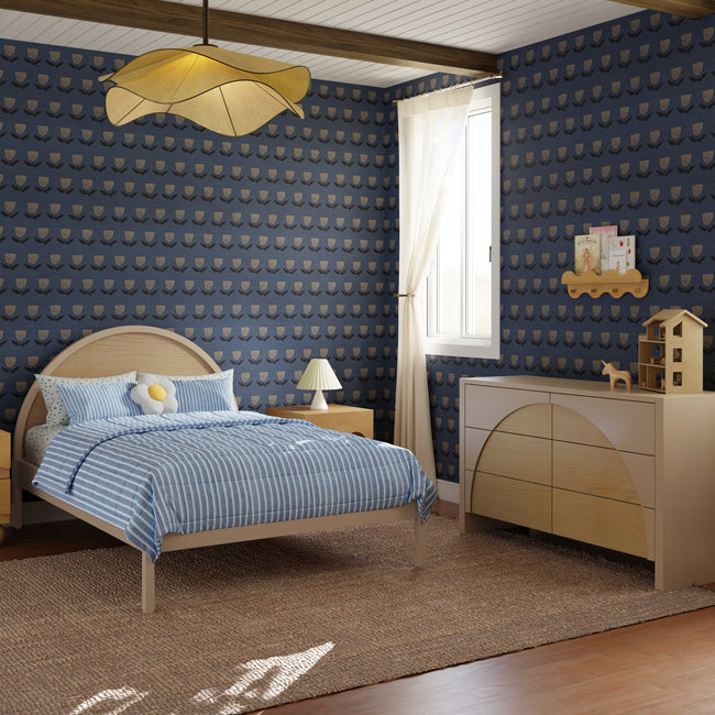 M30296TPESH,Babyletto Kids,Moab Full Bed in Taupe/Ash