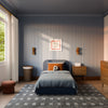 M31269PVET,Babyletto Kids,Nara Twin Bed in Performance Navy Eco-Twill