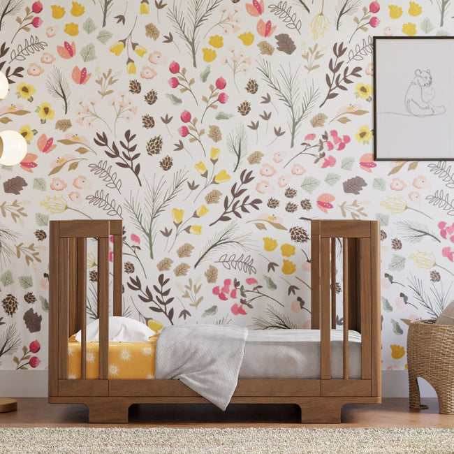 M23401NL,Babyletto,Yuzu 8-in-1 Convertible Crib w/All-Stages Conversion Kits in Natural Walnut