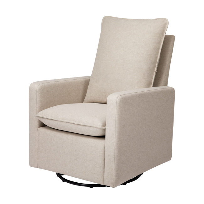 M20987PBEW,Babyletto,Cali Pillowback Swivel Glider in Performance Beach Eco-Weave