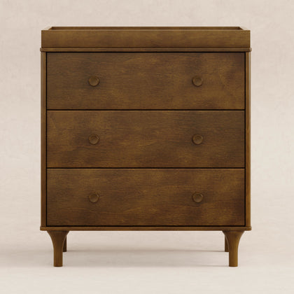 M9023NL,Babyletto,Lolly 3-Drawer Changer Dresser in Natural Walnut