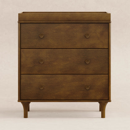 M9023NL,Babyletto,Lolly 3-Drawer Changer Dresser in Natural Walnut