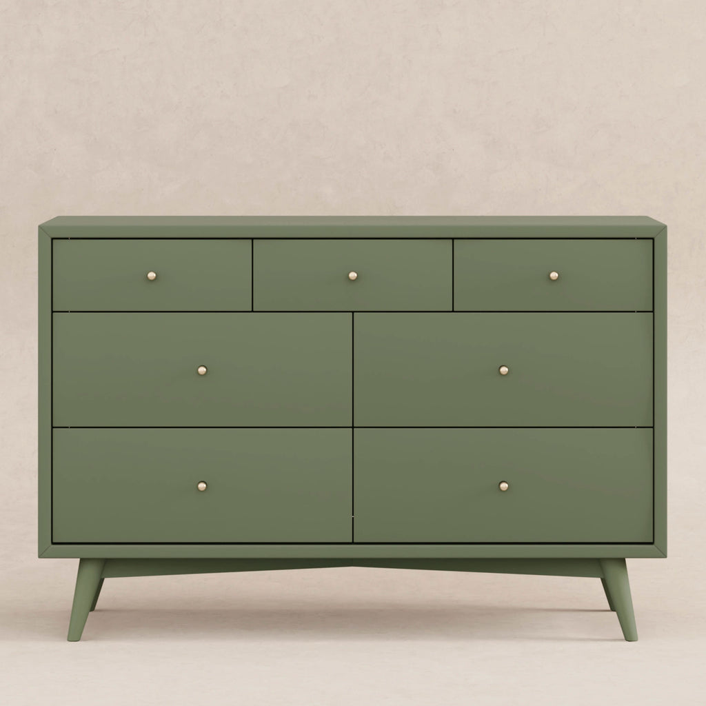 M15916OL,Babyletto,Palma 7-Drawer Double Dresser  Assembled in Olive