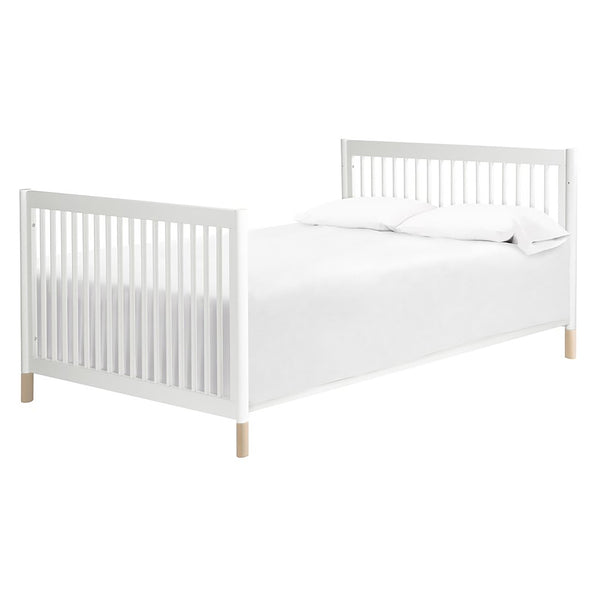 M5789W,The MDB Family,Hidden Hardware Twin/Full Size Bed Conversion Kit In White Finish