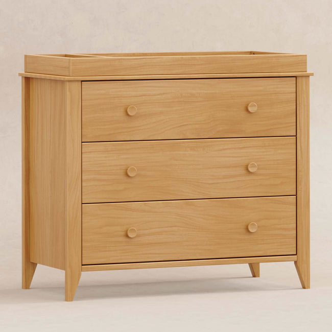 M10323HY,Babyletto,Sprout 3-Drawer Changer Dresser in Honey