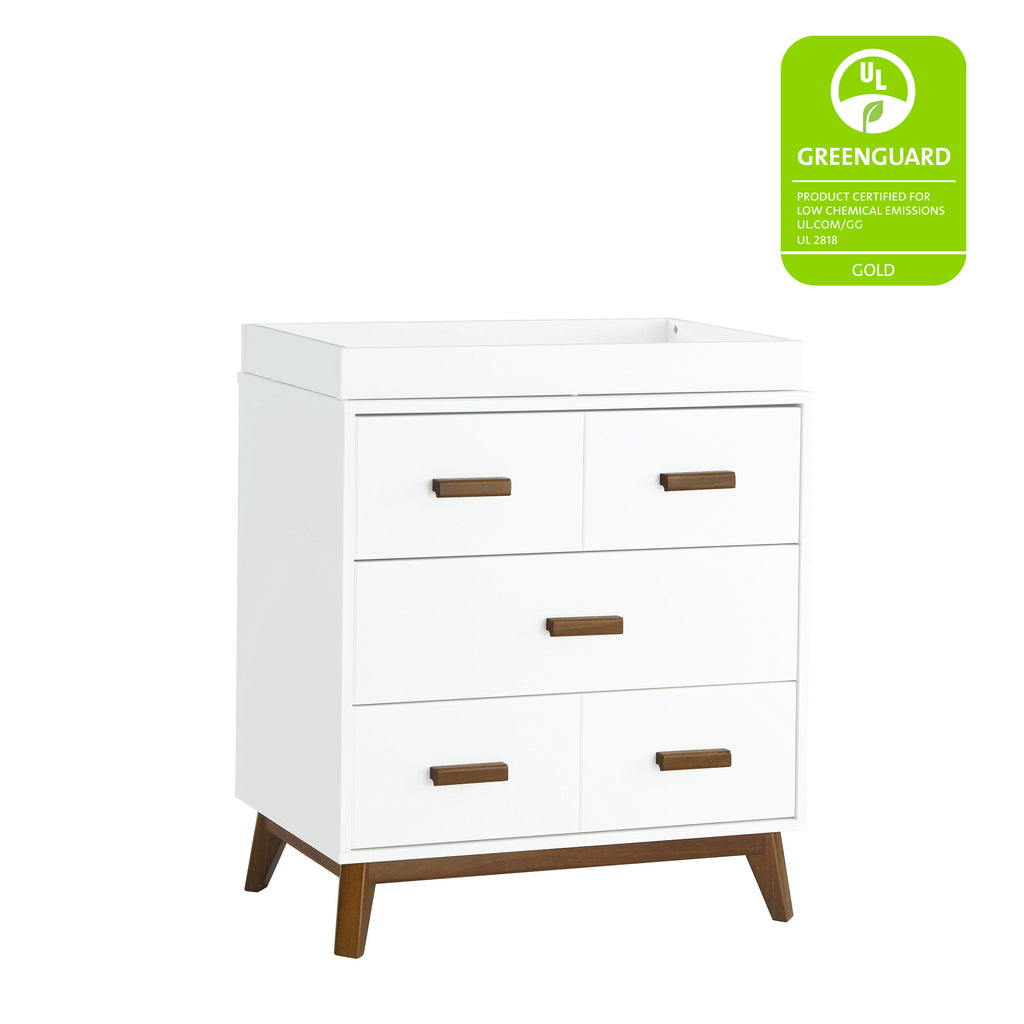 Babyletto Scoot 3 Drawer Changer Dresser with Removable Changing Tray