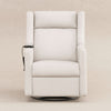 M11283PCMEW,Babyletto,Kiwi Deluxe Power Glider Recliner w/Heat&Massage in Performance Cream Eco-Weave