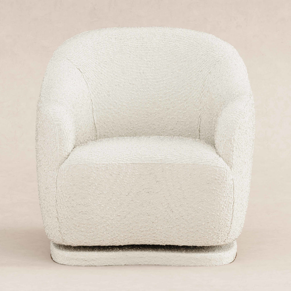 M27587WB,Foy Glider in Ivory Boucle