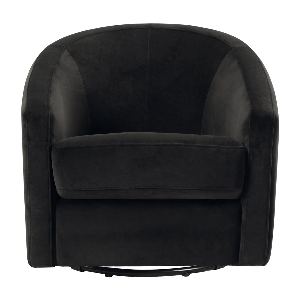 M5887BLKV,Babyletto,Madison Swivel Glider in Black Velvet