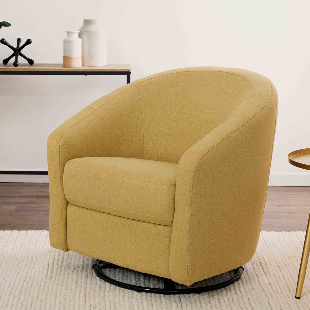 M5887PDET,Babyletto,Madison Swivel Glider in Performance Dijon Eco-Twill