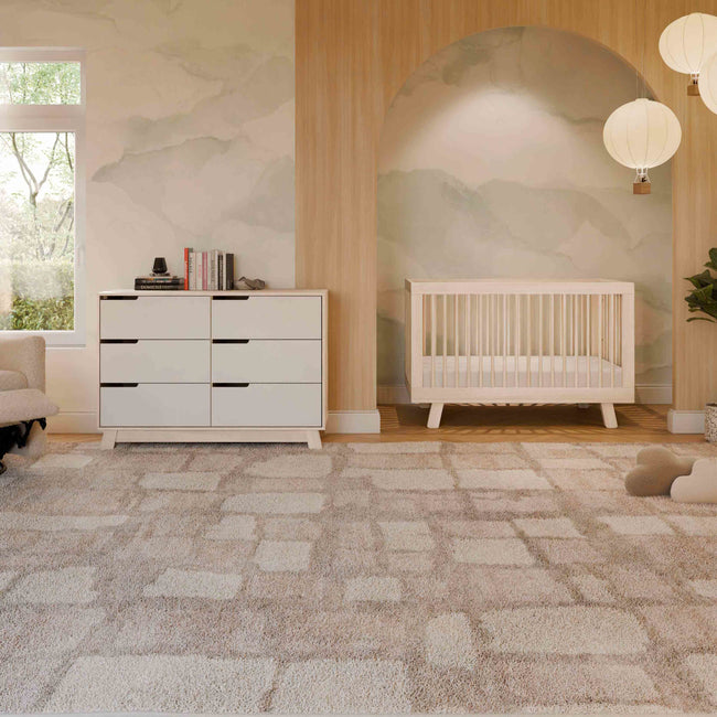 M4201NX,Babyletto,Hudson 3-in-1 Convertible Crib w/Toddler Bed Conversion Kit in Washed Natural
