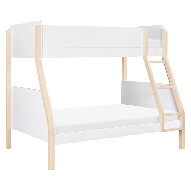 M18495WNX,Babyletto Kids,TipToe Twin-Over-Full Bunk Bed in White and Washed Natural