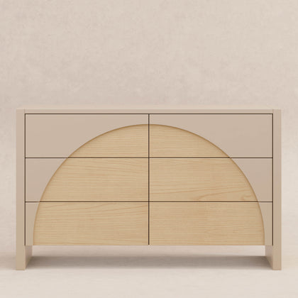 M30216TPESH,Babyletto,Moab 6-Drawer Assembled Dresser in Taupe/Ash