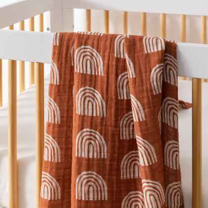Swaddle in GOTS Certified Organic Muslin Cotton