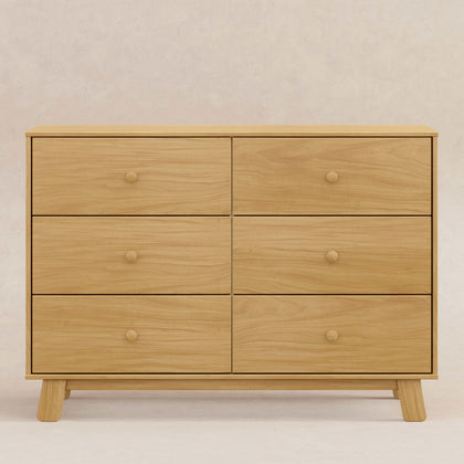 M32526HY,Babyletto,Hudson Modern 6-Drawer Assembled Double Dresser in Honey