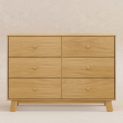 M32526HY,Babyletto,Hudson Modern 6-Drawer Assembled Double Dresser in Honey
