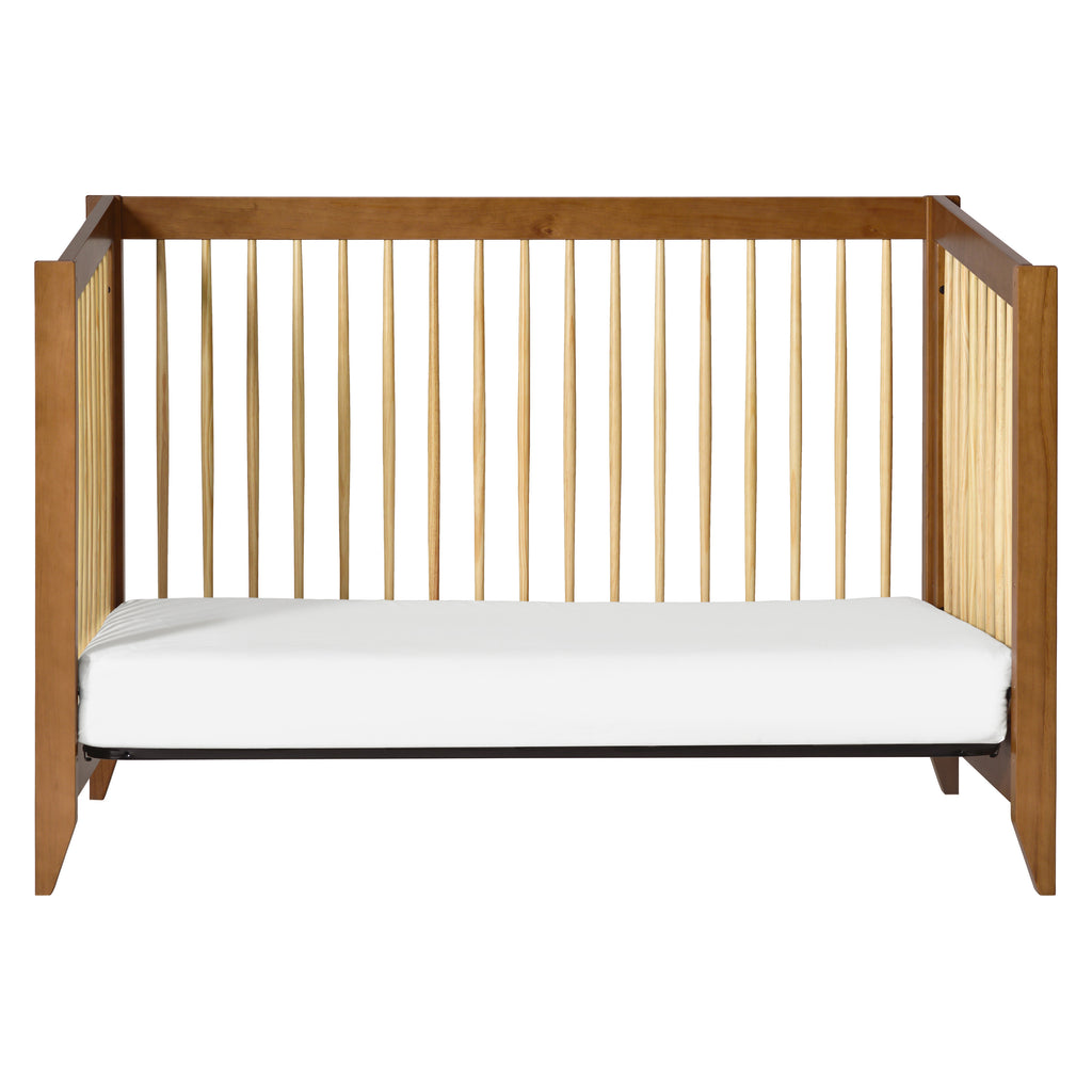 M10301CTN,Babyletto,Sprout 4-in-1 Convertible Crib w/Toddler Bed Conversion Kit in Chestnut&Natural