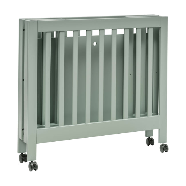 M6698LS,Babyletto,Origami Mini Crib in Light Sage