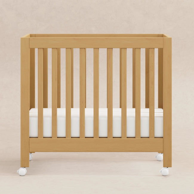 M6698HY,Babyletto,Origami Mini Crib in Honey