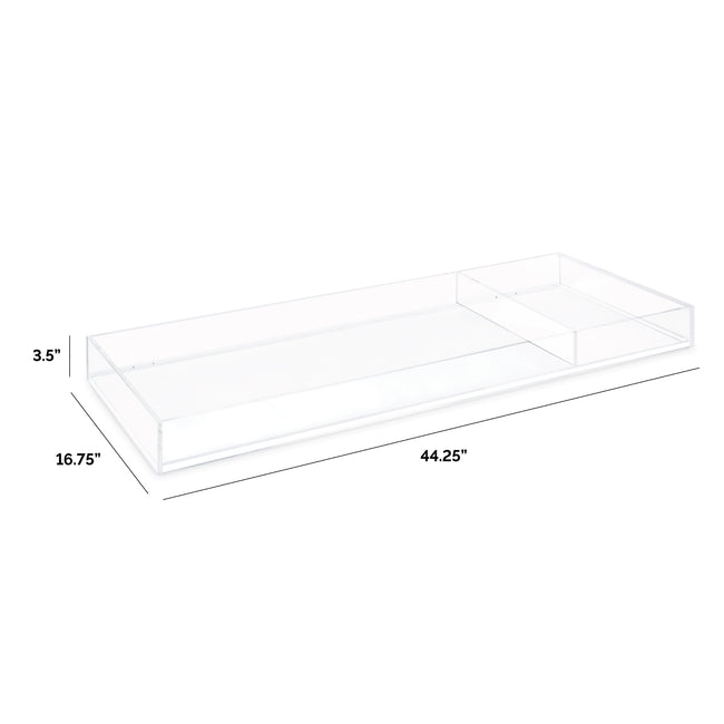 NW25419CK,Nursery Works,Acrylic Changing Tray in Clear Acrylic