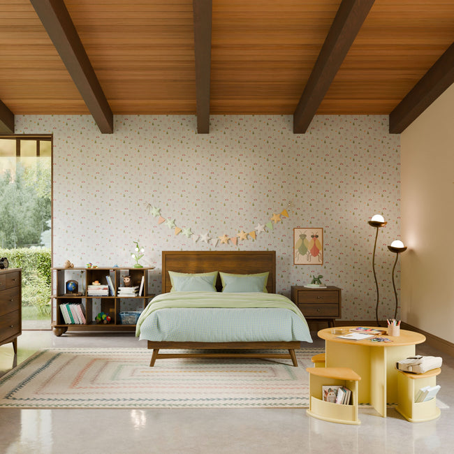 M31720PYHY,Babyletto Kids,Nessa Nesting Play Table in Pale Yellow and Honey