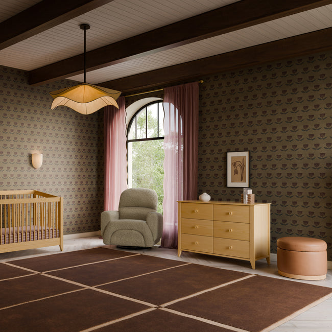 M10326HY,Babyletto,Sprout 6-Drawer Double Dresser in Honey