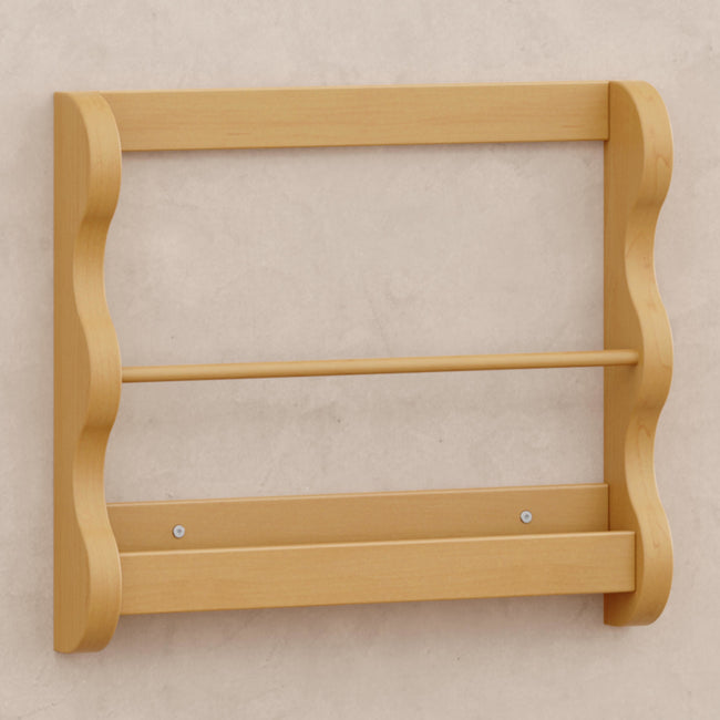 M31130HY,Babyletto Kids,Lido Wave Book Rack in Honey