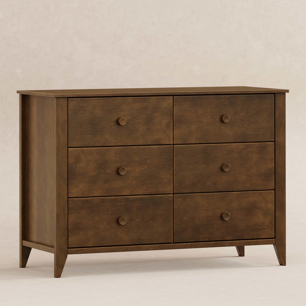 M10326NL,Babyletto,Sprout 6-Drawer Double Dresser in Natural Walnut