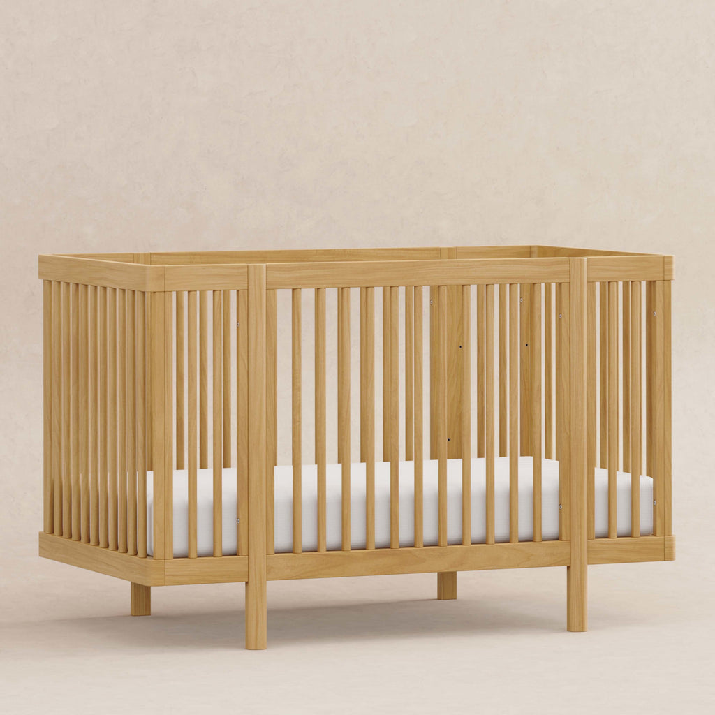 M29880HY,Babyletto,Pogo 8-in-1 Convertible Crib w/All-Stages Conversion Kits in Honey