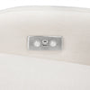 M23188PCMEWLB,Babyletto,Nami Glider Recliner w/ Electronic Control and USB in Performance Cream Eco-Weave w/Light wood base