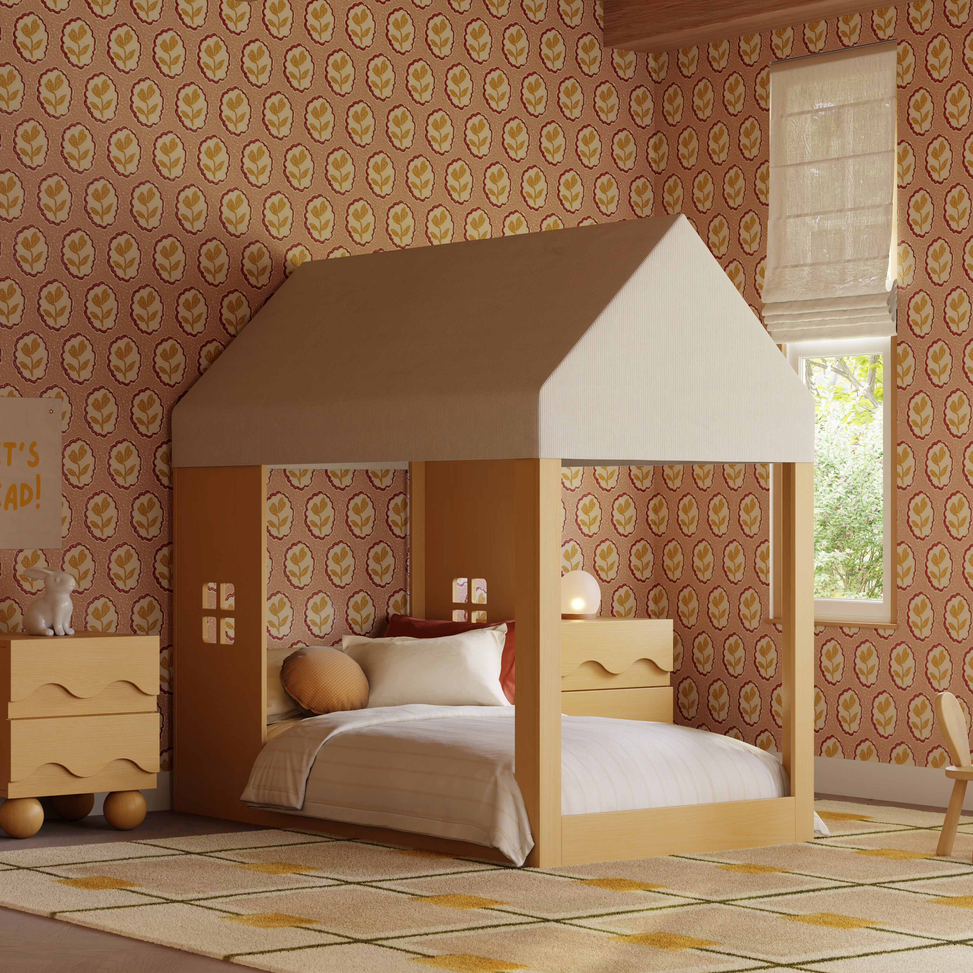house on the hill baby Ballet柄　80cm Babyletto Kids Uchi Montessori-Inspired House Twin Bed