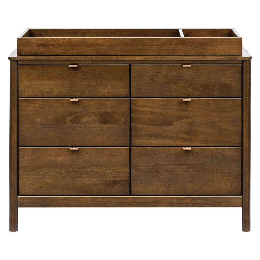 M25616NL,Babyletto,Bondi 6-Drawer Assembled Dresser in Natural Walnut