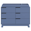 M4216CVB,Babyletto,Hudson 6-Drawer Double Dresser  Assembled in Cove Blue