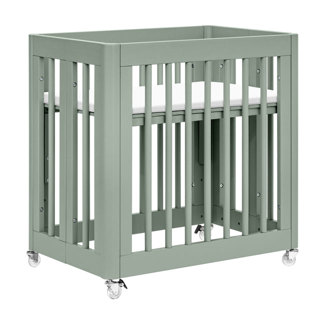 M23401LS,Babyletto,Yuzu 8-in-1 Convertible Crib w/All-Stages Conversion Kits in Light Sage