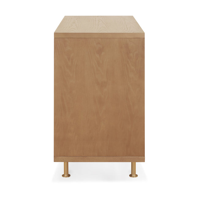 NW15026AY,Nursery Works,Novella 6-Drawer Dresser in Stained Ash/Ivory Finish