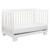 M6701W,Babyletto,Modo 3-in-1 Convertible Crib w/Toddler Bed Conversion Kit in White Finish