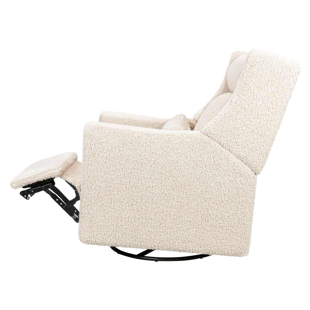 M11286AT,Babyletto,Kiwi Plus Power Glider Recliner w/ Power Headrest in Almond Teddy Loop