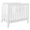 M6698W,Babyletto,Origami Mini Crib in White Finish