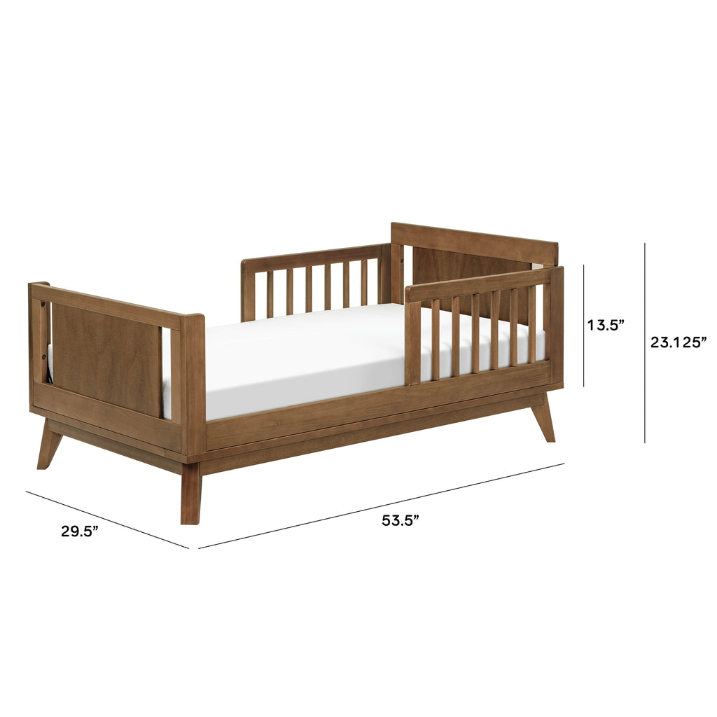 M4299NL,Babyletto,Junior Bed ConversionKit for Hudson and Scoot Crib in Natural Walnut