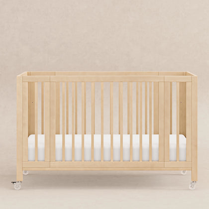 M30880BD,Babyletto,Rolli 9-in-1 Convertible All-Stages®Crib w/ Bassinet & Toddler Bed Kits in Blonde