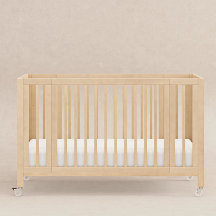 M30880BD,Babyletto,Rolli 9-in-1 Convertible All-Stages®Crib w/ Bassinet & Toddler Bed Kits in Blonde