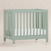 M6698LS,Babyletto,Origami Mini Crib in Light Sage