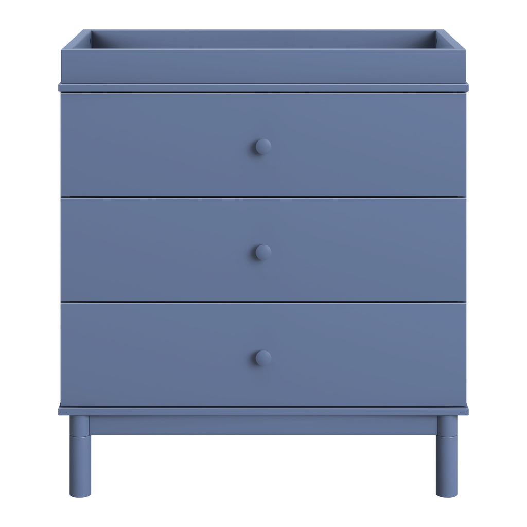 M12923CVB,Babyletto,Gelato 3-Drawer Changer Dresser w/Removable Changing Tray in Cove Blue