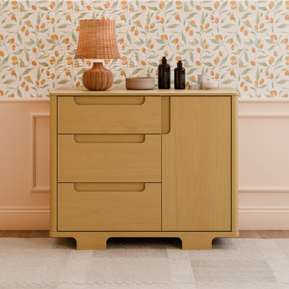 M23423HY,Babyletto,Yuzu 3-Drawer Changer Dresser in Honey