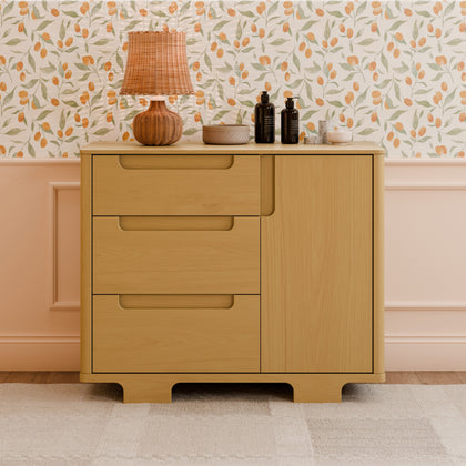 M23423HY,Babyletto,Yuzu 3-Drawer Changer Dresser in Honey