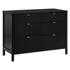 M25616B,Babyletto,Bondi 6-Drawer Assembled Dresser in Black