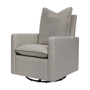 Cali Pillowback Swivel Glider in Eco-Performance Fabric | Water Repellent & Stain Resistant